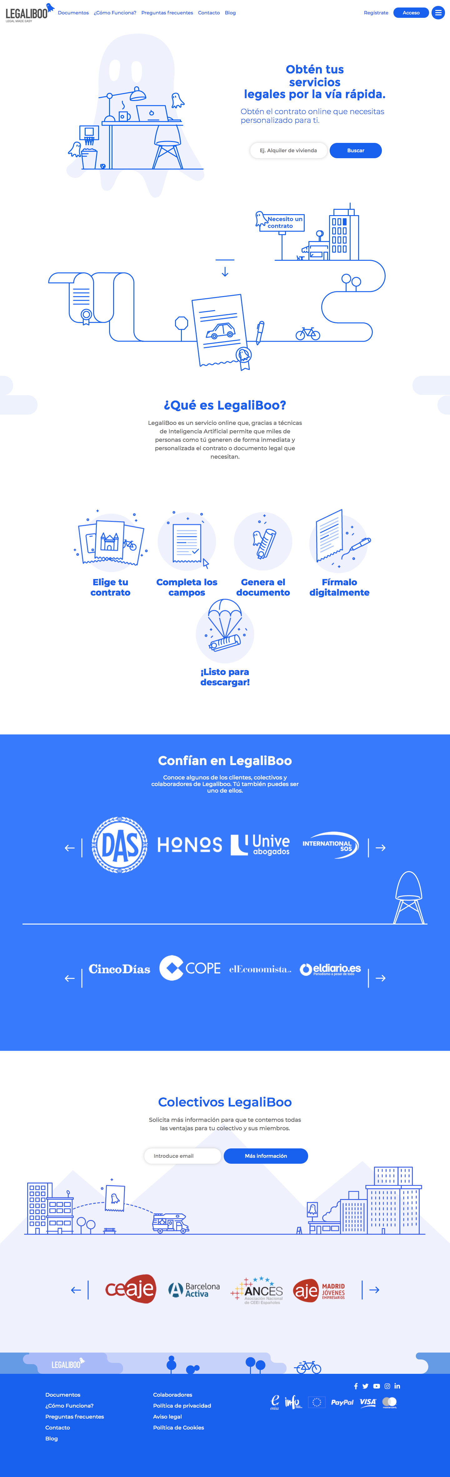 Desarrollado de página web a medida para abogados con Drupal por un programador freelance en Murcia | Nómadas Comunicación Creativa.