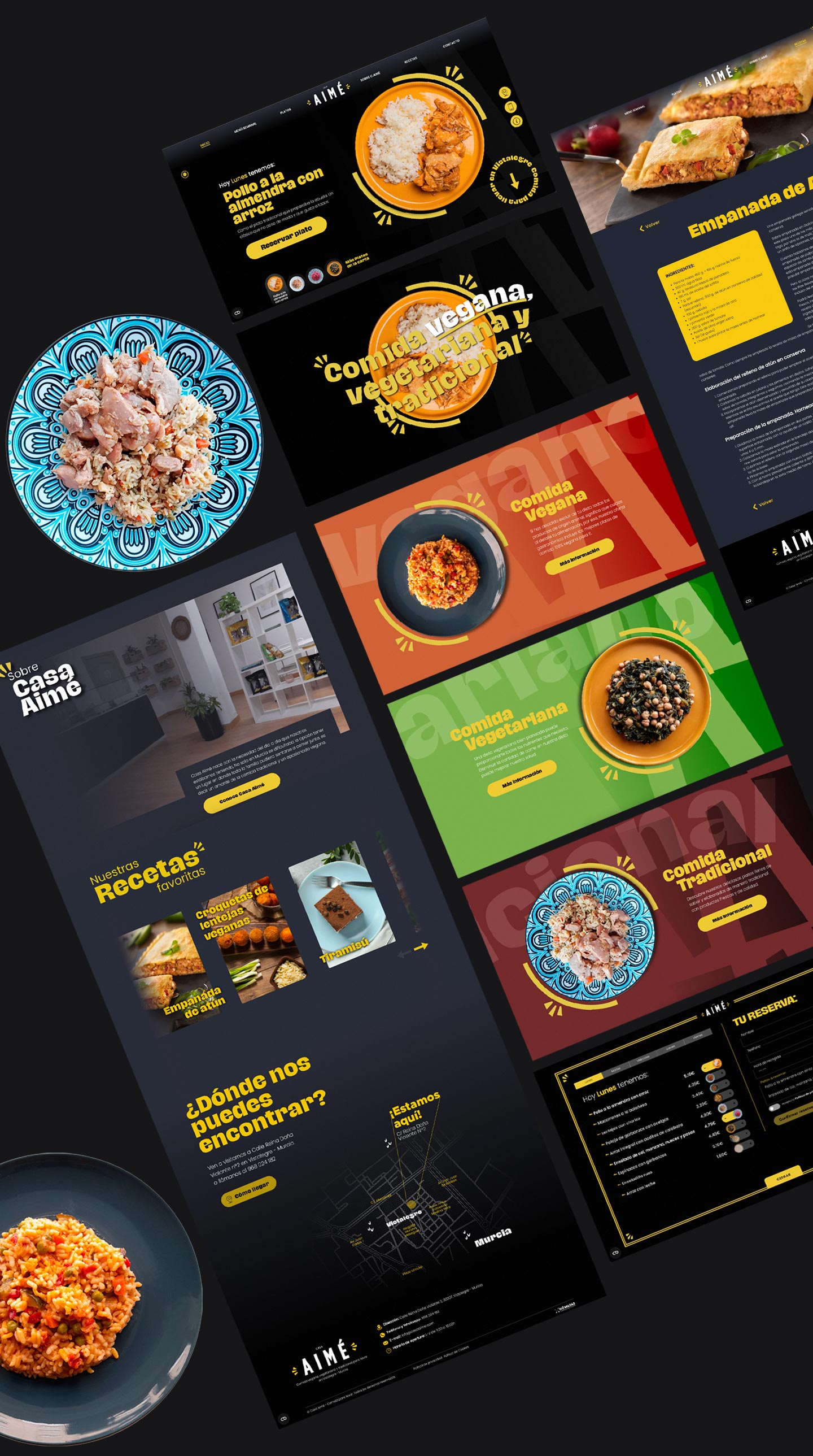 Comidas para llevar veganas en Murcia | Casa Aimé | Nómadas Comunicación Creativa